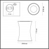 Потолочный накладной светильник ODEON LIGHT Zetta 4226/1C