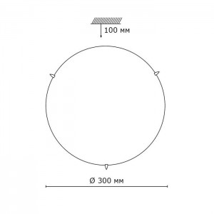 Настенно-потолочный светильник SONEX DESI 2210